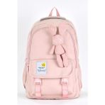 Elatae 51668 Pembe Unisex Ortopedik Çok Gözlü Günlük Seyahat Okul Sırt Çantası