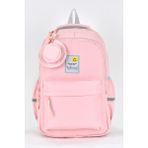 Elatae 51671 Pembe Unisex Ortopedik Çok Gözlü Günlük Seyahat Okul Sırt Çantası