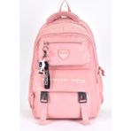Elatae 51704 Pembe Unisex Ortopedik Çok Gözlü Günlük Seyahat Okul Sırt Çantası