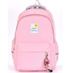 Elatae 51709 Pembe Ortopedik Çok Gözlü Unisex Okul Sırt Çantası