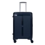 Elatae V303 Lacivert Premium Polipropilen Orta Boy Kırılmaz Valiz Seti