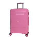 Elatae V305 Pembe Premium Polipropilen Orta Boy Kırılmaz Valiz
