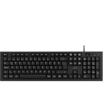 Elba AOC KB130B-38 1,8mt Kablo Uzunluğu Usb Siyah Türkçe Kablolu Standart Klavye,Sessiz yazma