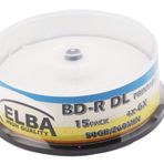 Elba Printable BD-R 50Gb 6x 15'li Blu-Ray Boş Cakebox