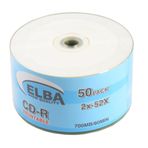 Elba Printable CD-R 700Mb 80dk 56x 50'li Shrink Boş CD