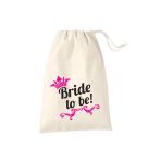Elbasan Tekstil 10 Adet Bride To Be Hediye Kesesi 15 X 20 Cm Ebat