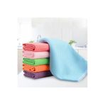 Elbasan Tekstil 4 Lü Microfiber Cam Bezi 40 X 40 Cm - Alman Kalite Baklava Desen Temizlik Bezi Iz Bırakmayan