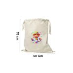 Elbasan Tekstil 50 X 70 Cm Kanvas Oyuncak Torbası Dans Eden Maymun