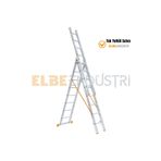ELBE 3*3 Metre A Tipi Sürgülü Alüminyum Merdiven