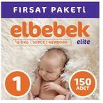 Elbebek Elite No:1 Yenidoğan 150 Adet Bebek Bezi
