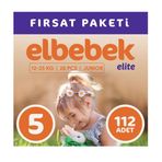 Elbebek Elite No:5 Junior 112 Adet Bebek Bezi