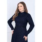 ELBENMODA Lina Dantel Kumaş Tesettür Abiye Elbise