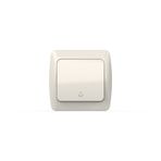 Elbi Eva Beyaz Nemliyer Light Anahtarı IP54