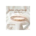 Elbi Takı Örgü Model Sitrin Oval Bilezik