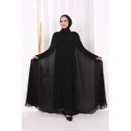 Elbise Abaya Takım 3921 Siyah