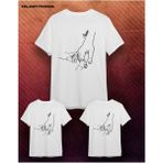 Elbiseciniz Anne - Baba Çocuk Kombin Baskılı Pamuklu T-Shirt - Desenli