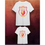 Elbiseciniz Şampiyon Aslan Tişörtü -Baba Oğul Kombin T-Shirt (Tek Adet Fiyatıdır. Kombin Yapmak Için Ekleyiniz) - Beyaz