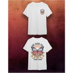 Elbiseciniz Vintage Baskılı Unisex TIŞÖRT/%100 Pamuk Dtf Baskılı T Shirt - Beyaz