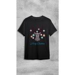 Elbiseciniz Yılbaşı Geyik Tişörtü, Noel Tişörtü, Mutlu Yıllar Yeni Yıl Kostümü, 2024 Christmas Tshirt - Siyah - 8 Yaş