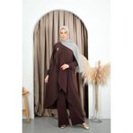 ELBİSHE Asimetrik Kesim Salaş Tunik Pantolon Takım