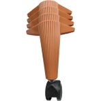 elbse Tekerlekli Sehpa Masa Ayağı,akıllı Sehpa Ayağı, Sihirli Sehpa Ayağı Siyah 4 Adet 360 Derece 20 cm - Ceviz - 4lü