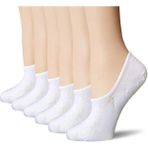 Elchee Wear Vegan Bambu Babet Görünmez Çorap Beyaz 6'lı - 41 - 45