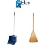 Elcy Çöpçü Faraş Seti Temizleme Takımı Çalı Çırpı Temizleme Seti Faraş Seti - Renkli