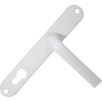 Elden Hırdavat Pvc Yale Oda Kapı Kolu Beyaz Oval