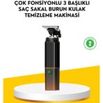 Eldenör 3’ü 1 Arada Şarjlı Erkek Bakım Seti – Saç, Sakal ve Burun Tüyü Kesme Makinesi