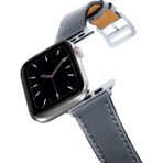 Eldenör Ally Apple Watch 7-8 45mm 6-5-4 44mm Watch Ultra 49mm Single Coil Deri Kayış Kordon 3-2-1 42mm-(5775)
