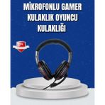 Eldenör Bilgisayar Oyuncu Kulaklığı – Yumuşak Pedli Dayanıklı İpli Kablo