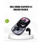 Eldenör Bluetooth 5.4 Kulaklık – Gürültü Engelleme ve Akıllı Ekranlı Şarj Kutusu