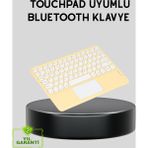 Eldenör Bluetooth Kablosuz Klavye – İnce Slim Model Tablet ve Akıllı TV Uyumlu Sessiz Tuşlu Taşınabilir Klavye