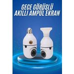 Eldenör Gece Görüşlü Akıllı Dönebilen Ev Kamerası Ampül Kamera