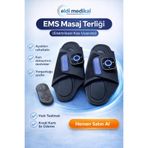 Eldi Medikal EMS Ayak Masaj Terliği - 7 Mod 15 Kademe - Rahatlatıcı Masaj Aleti