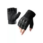 Eldiven L//SİYAH Single Sword Yarım Parmak Taktik Eldiven Bisiklet Motosiklet Outdoor Eldiven L//SİYAH