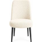Eldost Ticaret Oval Bohem Sandalye Kılıfı Esnek Yıkanabilir Modern Dekoratif Sandalye Örtüsü Krem - 35 x 50 cm