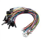 elechawk 9 ADET 1.25mm Dupont 2.54mm Pitch Adaptör Kabloları Tel ile Uyumlu JST Molex PicoBlade 1.25 Pixhawk Uçuş Denetleyicisi RC Drone 2Pin için 8 P