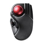 ELECOM Kablosuz parmak kullanımı, büyük Trackball Mouse, 8 işlev tuşlu, pürüzsüz hassaslıkta optik oyun sensörlü (M-HT1URBK)