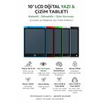 electroawm 10 inç Kalemli LCD Yazı Tableti Çocuklar İçin Dijital Çizim ve Eğitici Oyuncak Çocuğa Hediye