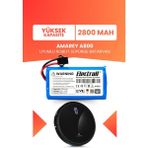 Electroll Amarey A800 Uyumlu Batarya (Yüksek Kapasite) 2800MAH Pil Akıllı Robot Süpürge Bataryası