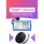 Electroll Anker Eufy Robovac 11S Batarya (Maksimum Kapasite) Naccon 14.4V 3500MAH Akıllı Robot Süpürge Pili