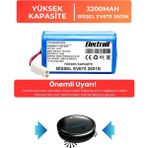 Electroll Bissell EV675 2601N Uyumlu Batarya (Yüksek Kapasite) 3200MAH Pil Robot Süpürge Bataryası Değişimi