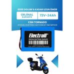 Electroll Csn Tornado Batarya (Standart Kapasite) Lifepo4 72V 24AH Elektrikli Motosiklet Bataryası