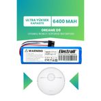 Electroll Dreame D9 Uyumlu Batarya (Ultra Yüksek Kapasite) 6400MAH Pil Robot Süpürge Bataryası Değişimi RLS5-WH0