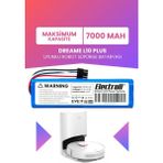 Electroll Dreame L10 Plus Uyumlu Batarya (Maksimum Kapasite) 7000MAH Pil Robot Süpürge Bataryası Değişimi