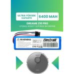 Electroll Dreame Z10 Pro Uyumlu Batarya (ULTRA YÜKSEK KAPASİTE) 6400mah Pil Robot Süpürge Batarya Değişimi