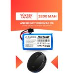 Electroll Eufy Robovac 11S Uyumlu Batarya (Yüksek Kapasite) 2800MAH Pil Robot Süpürge Bataryası Değişim