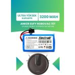 Electroll Eufy Robovac 15t Uyumlu Batarya (ULTRA YÜKSEK KAPASİTE) 3200mah Pil Robot Süpürge Batarya Değişimi