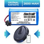 Electroll Eufy Robovac 25c Uyumlu Batarya (ORJİNAL KAPASİTE) 2600mah Pil Robot Süpürge Batarya Değişimi